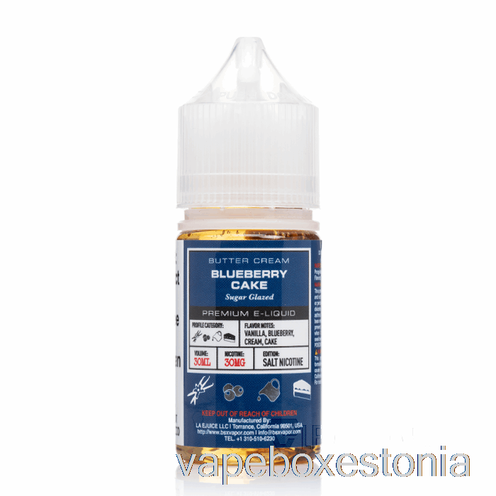 Vape Box Estonia Mustikakook - Bsx Salts Series - 30ml 50mg